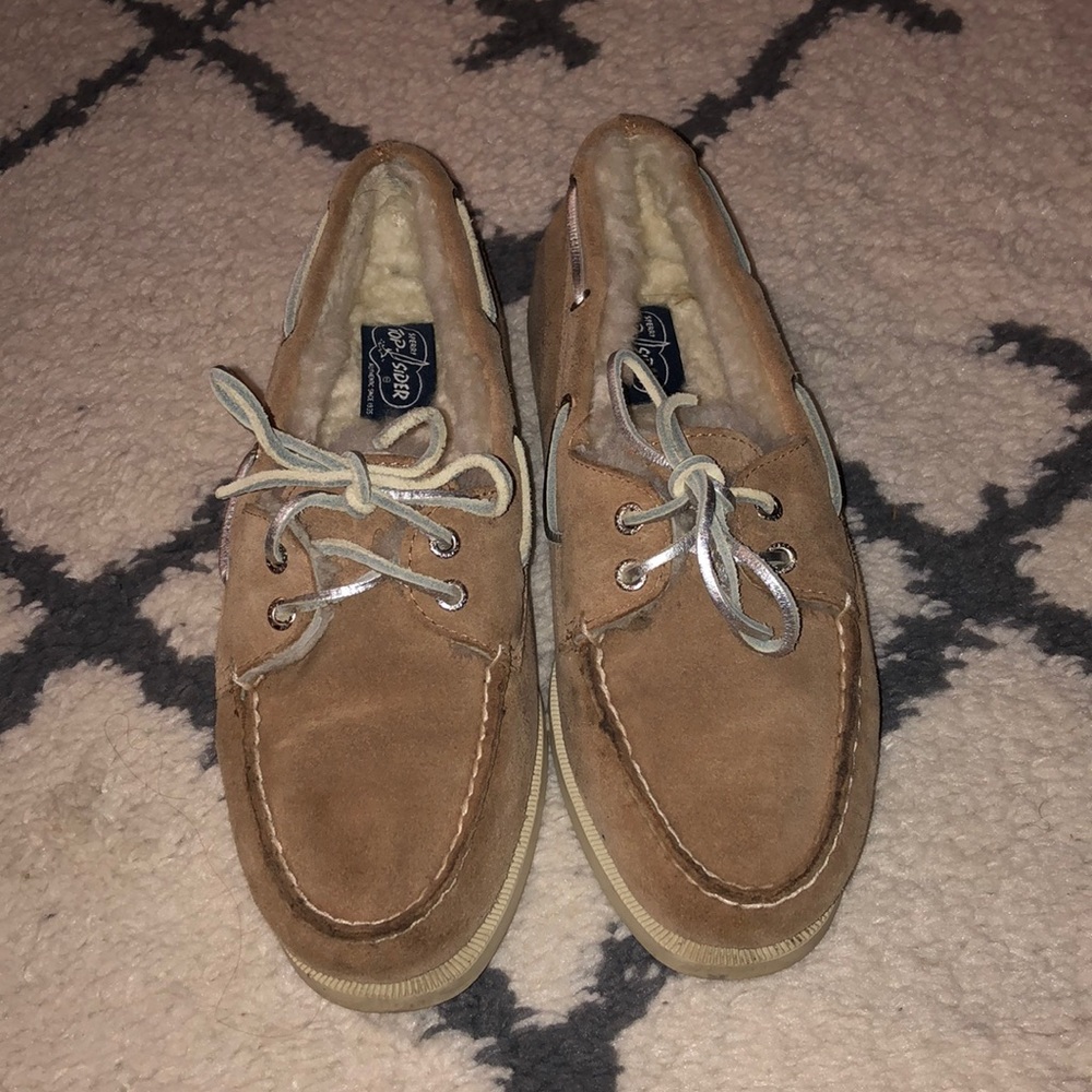 Shearling Lined Sperry Topsider